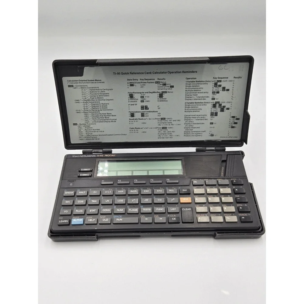 ProCalc Ti-95 Procalc Texas Instruments Calculator In Case With Reference Guide